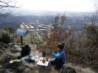 羽束山登山その3　山頂へ