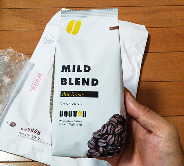 ドトールのコーヒーを自宅で！