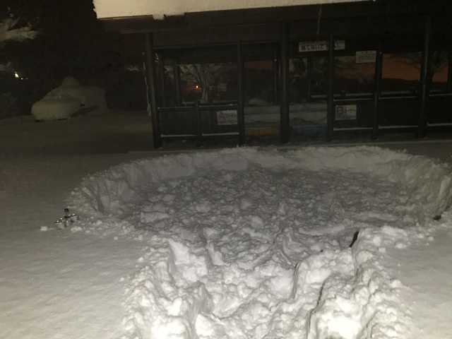 今年初の雪中キャンプ！エルム高原家族旅行村11月25日～26日