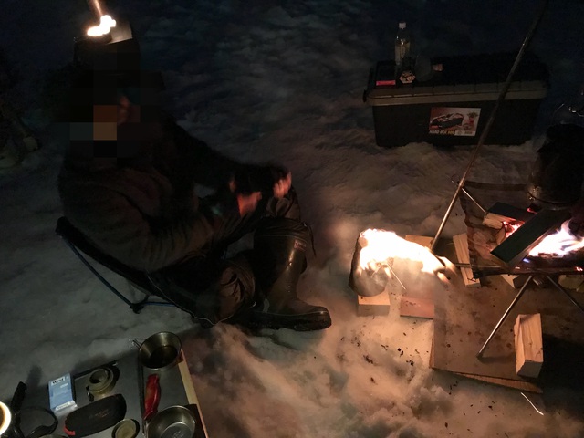 冬キャンに別れを告げにキャンパーが集う　エルム高原家族旅行村３月３１日～４月１日