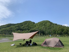 綺麗な芝生の上でキャンプがしたい時はここだね！　吉野公園キャンプ場　5月19日～20日