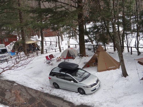 2月キャンプ！は雪中キャンプとなりました…(^^)v