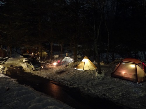2月キャンプ！は雪中キャンプとなりました…(^^)v