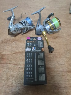 ダイソー330円の精密ドライバーセットがリールメンテに使えるか試してみた。