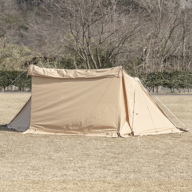 バンドックソロベースexにフロントウォール装着（カーキ×カーキ