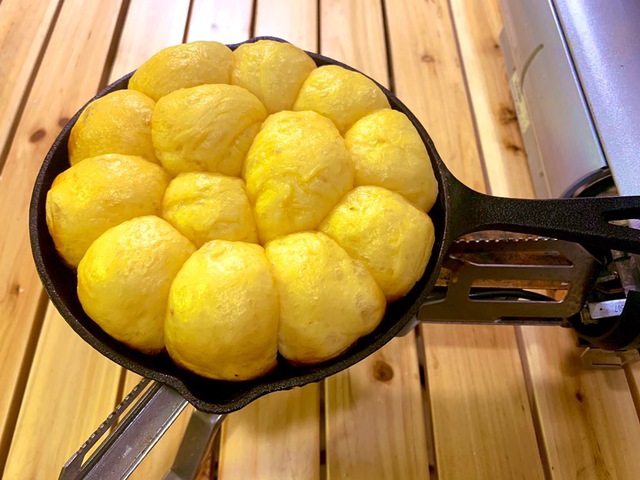 キャンプで手作りパンを食べたい！