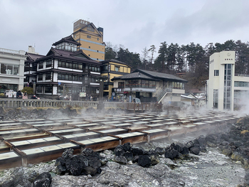 キャンプの小休憩、草津温泉へ！