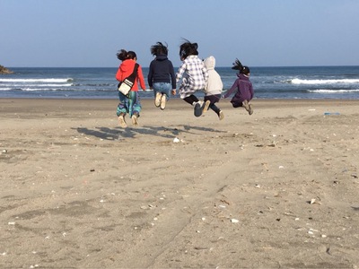 日川浜でひな祭り先取りキャンプ！ 2018.2.24〜25