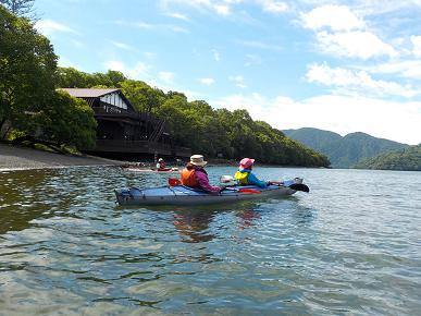 中禅寺湖で楽しく漕いできましたよー♪