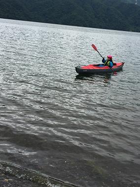 中禅寺湖で楽しく漕いできましたよー♪