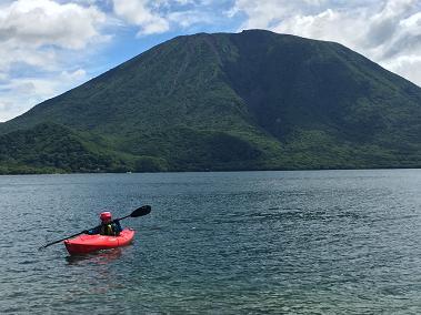 中禅寺湖で楽しく漕いできましたよー♪