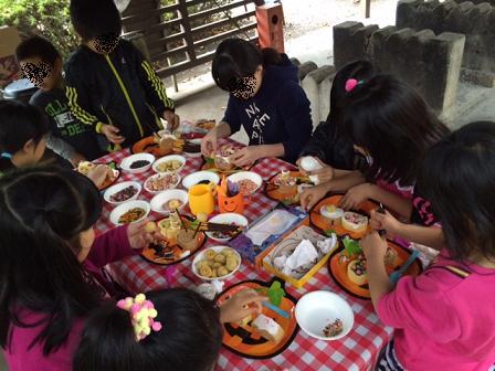 グルメキャンプでハロウィンパーティー