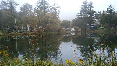 秋の気配漂う駒出池キャンプ場と白樺を満喫してきました♪　その１