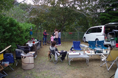 10月グルキャン ： 内浦山県民の森オートキャンプ場