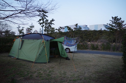 2月最終：日川浜オートキャンプ場