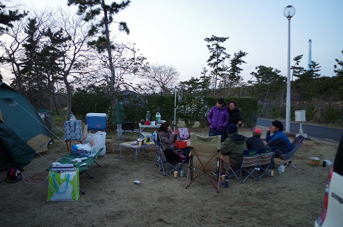 2月最終：日川浜オートキャンプ場