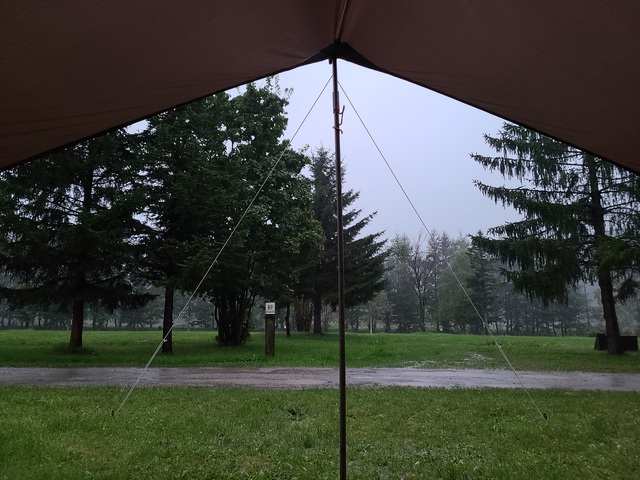 【キャンプ旅3泊目】豪雨の中でキャンプ！ピンネシリオートキャンプ場