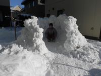 1月7日・8日　雪遊び？