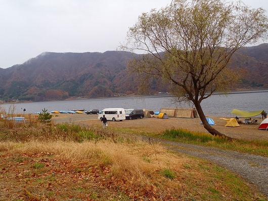 西湖自由キャンプ場でまったり～！！