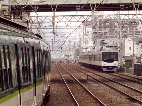 DマウントCassarで京阪電車を試し撮り