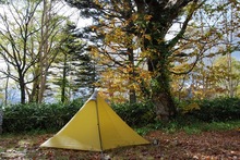 晩秋の尾瀬　見晴キャンプ場と至仏山　その１