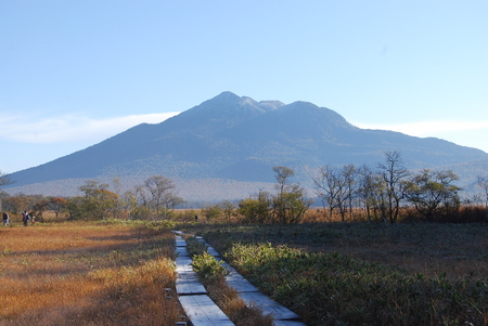 晩秋の尾瀬　見晴キャンプ場と至仏山　その2