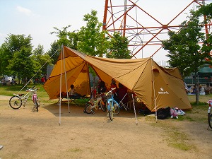 山田池公園（枚方市）でバーベキュー！