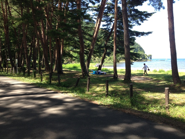 旅の回想 秋山浜キャンプ場