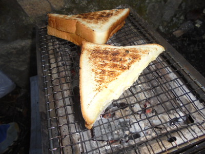 焼きバナナソロ車中泊キャンプ2024晩秋(海田総合公園公園キャンプ場：無料)