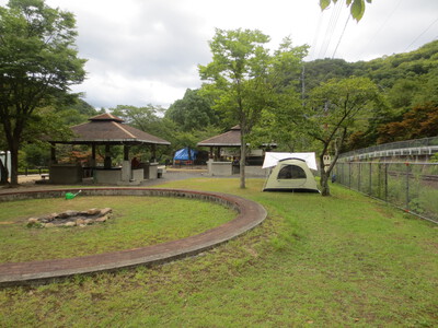 川涼み父娘キャンプ2022夏盆②(河佐峡キャンプ場)