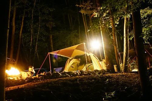 久々キャンプは　やっぱり誰にも教えたくないくらいステキなキャンプ場　　NAPi　その１