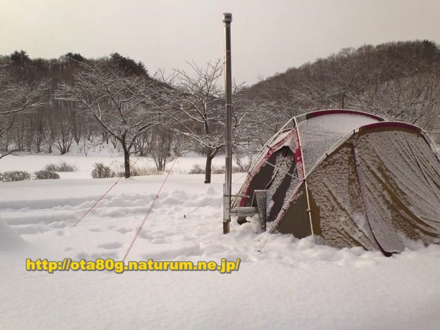 お別れ薪ストーブキャンプ