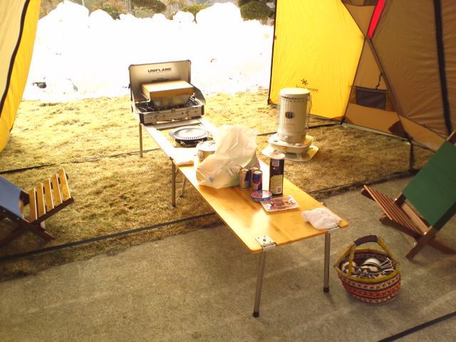 庭先でランチ会！
