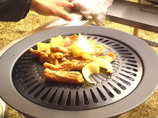 庭先でランチ会！