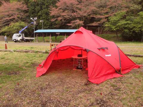 お花見CAMP IN 青野原オートキャンプ場