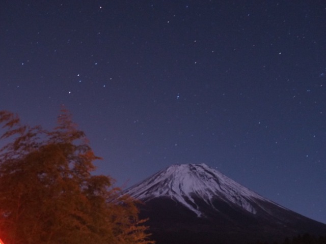 おいしいキャンプ場星空