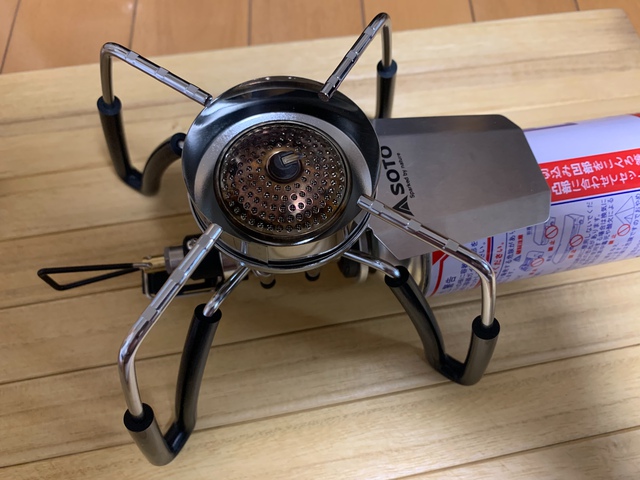 SOTO レギュレータストーブ ST-310 に耐熱チューブ装着