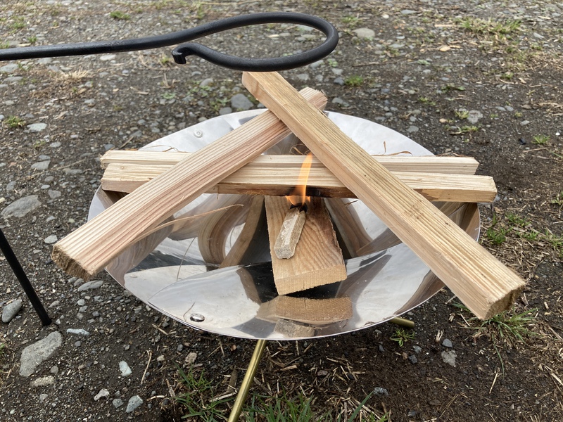 自作焚き火台　火入れの巻