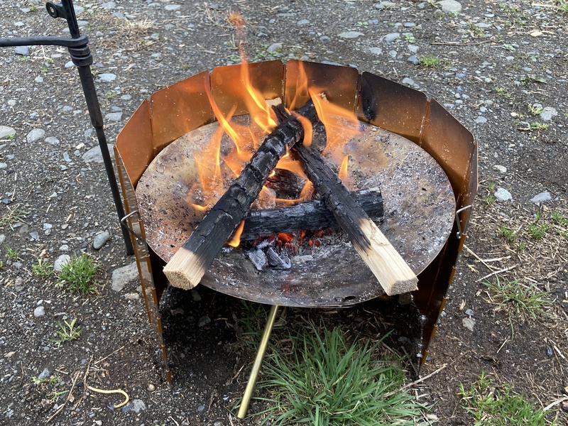 自作焚き火台　火入れの巻