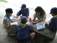 夏休みの宿題？自由工作！！ 2008/08/24 19:04:05