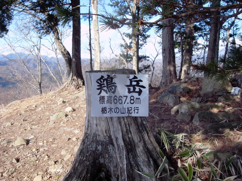 鶏岳　６６７ｍ
