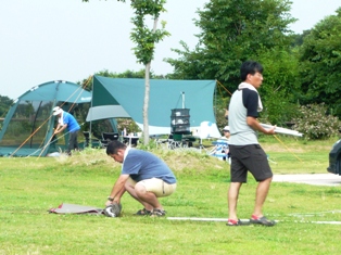 竜王山でキャンプ　③