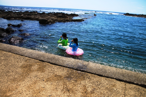 やくしま・２０１０・夏（３日目：再び海遊び）