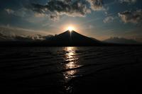 山中湖ダイヤモンド富士撮影