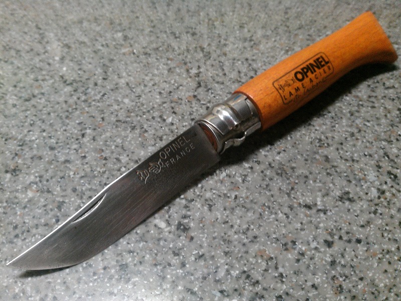 イロイロとレポートしますょ。:OPINEL（オピネル）ナイフの黒錆加工