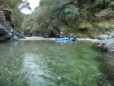 PackRaftとDuckyとkayakで半分歩きの川下り十津川支流旭川♪