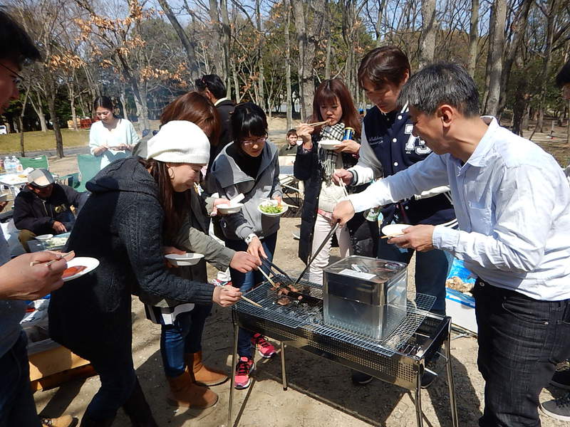 豪華BBQを春の大泉緑地で堪能♪