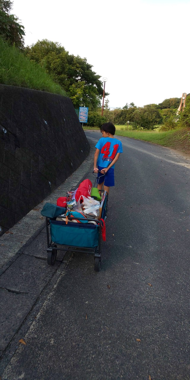 「石見海浜公園」秋デイキャンプ！