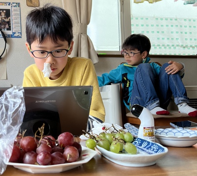 鼻血待ち