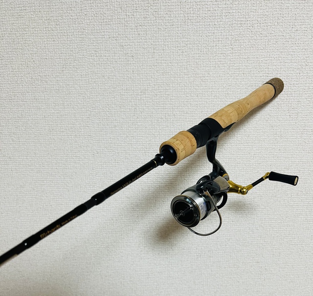 エリアトラウト3年生 Ver.2:Pentastick WILD joCARD 4LB-511R-SS。